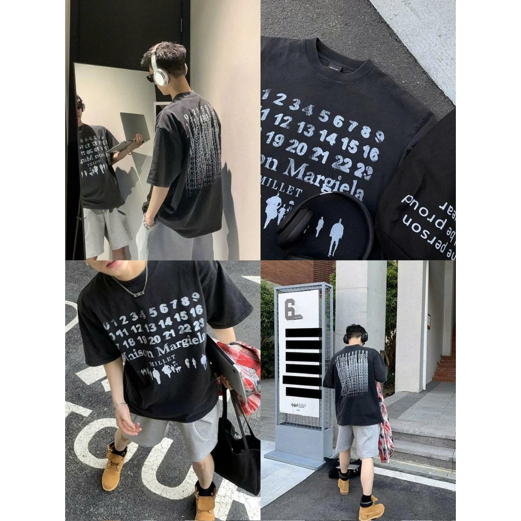 Áo thun Stee Cổ tròn MILLET Localbrand ICVCVNI Unisex Cotton