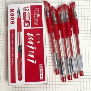 LEAFBOOK Bút Gel Mực Nước K009 - Viết Gel Mini Hàng Chuẩn, Ngòi 0,5mm, Chữ Đẹp, Viết Êm nét mảnh dành cho học sinh