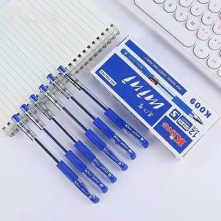 LEAFBOOK Bút Gel Mực Nước K009 - Viết Gel Mini Hàng Chuẩn, Ngòi 0,5mm, Chữ Đẹp, Viết Êm nét mảnh dành cho học sinh