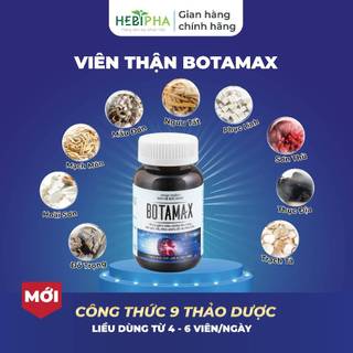 Viên Thận BOTAMAX - Hỗ trợ bổ thận, cải thiện chức năng thận, giảm đau lưng, mỏi gối, tiểu nhiều lần - Lọ 60/90 Viên