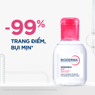 Dung dịch làm sạch và tẩy trang công nghệ Micellar Bioderma Sensibio H2O - 100ml
