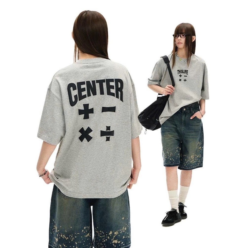 Áo thun Stee Cổ tròn THISLIFE Localbrand ICVCVNI Unisex Cotton