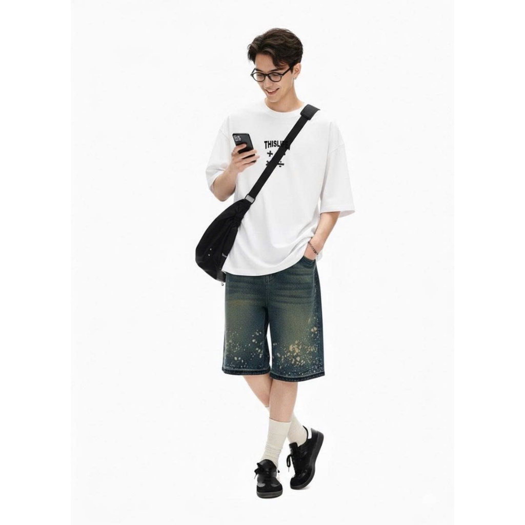 Áo thun Stee Cổ tròn THISLIFE Localbrand ICVCVNI Unisex Cotton