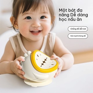 Youkebei Bát Silicone Cho Bé Ăn Dặm & Đựng Snack – Đế Hút Chống Đổ, Chống Tràn, Dùng Lò Vi Sóng & Tủ Lạnh