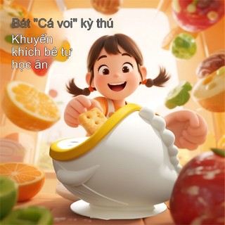 Youkebei Bát Silicone Cho Bé Ăn Dặm & Đựng Snack – Đế Hút Chống Đổ, Chống Tràn, Dùng Lò Vi Sóng & Tủ Lạnh