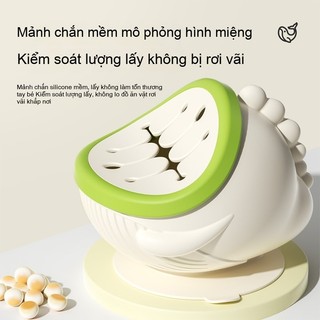 Youkebei Bát Silicone Cho Bé Ăn Dặm & Đựng Snack – Đế Hút Chống Đổ, Chống Tràn, Dùng Lò Vi Sóng & Tủ Lạnh