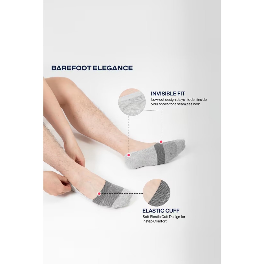 [MUA 2 GIẢM 5%]Pack Tất lười nam No show men socks - Coolmate
