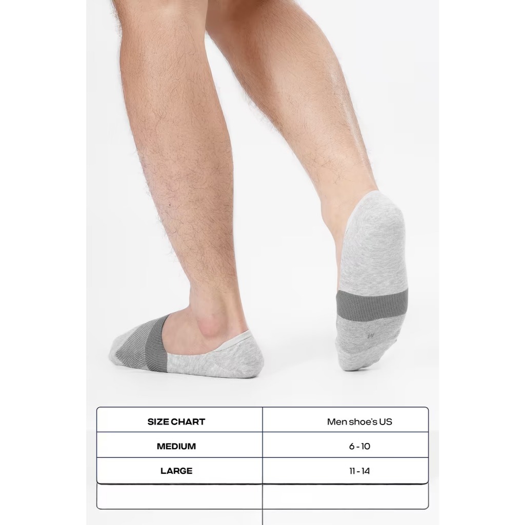 [MUA 2 GIẢM 5%]Pack Tất lười nam No show men socks - Coolmate