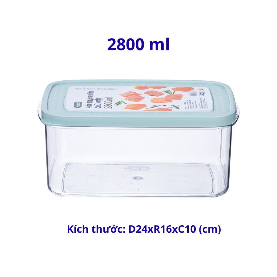 Hộp Nhựa Đựng Thực Phẩm Horoki Hộp Đựng Thức Ăn Tủ Lạnh  An Toàn Tiện Lợi -D1986