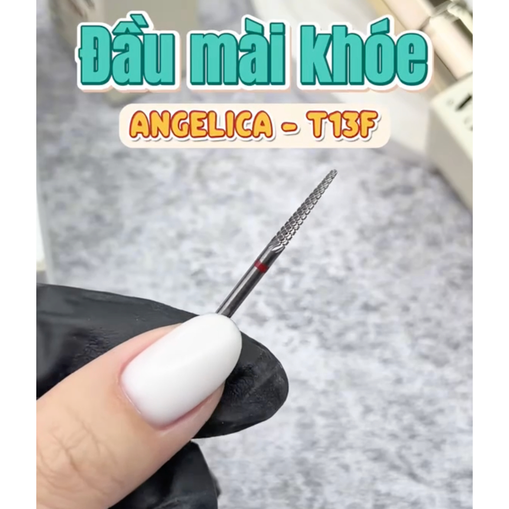 Đầu Mài Khoé Bột T13-F Angelica - Chất Liệu VONFRAM Cao Cấp