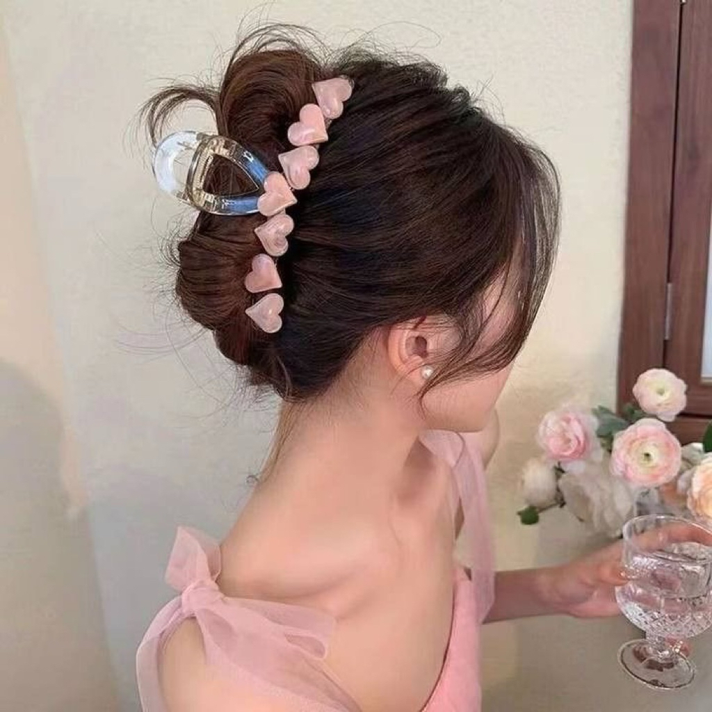 Kẹp Tóc Hàn Quốc Mờ Thạch – Kẹp Vuốt Tóc Thời Trang, Kẹp Lấy Tóc Gọn Nhẹ