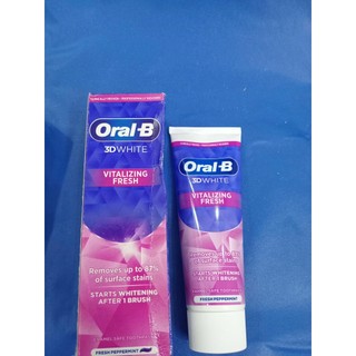 Kem Đánh Răng Oral B 3D White Châu Âu