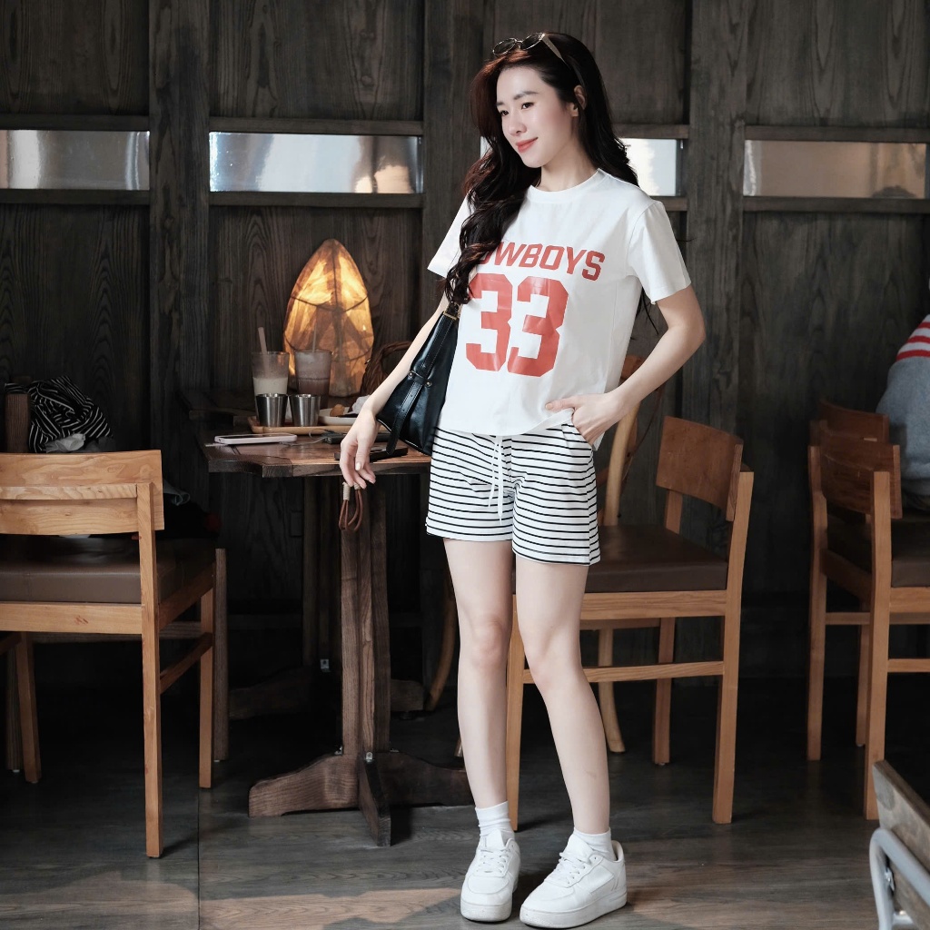 (Xả Kho) Bộ Thun Lạnh Tay Ngắn Cổ Tròn, Bộ Ngủ Cotton Lụa Siêu Mát Tay Lỡ Quần Đùi Co Giãn Form Rộng