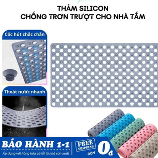Thảm Lót Nhà Tắm YATASMART Chống Trơn Trượt Chất Liệu Caosu Siêu Bền Bám Dính Tốt Thoát Nước Nhanh