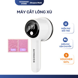 Máy Cắt Lông Xù Quần Áo Chigo Không Dây YATASMART Cắt Xơ Vải Cầm Tay Màn Hình Led 6 Lưỡi Tốc Độ Cao