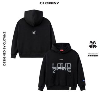 Áo hoodie LOUDZONE Basic Black Hoodie local brand form rộng đồ mùa đông nam nữ unisex
