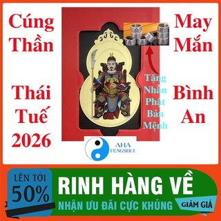 Kim bài Thái Tuế 2026 Phù Thái Tuế 2026 Hóa Giải Hạn Thái Tuế Cho Tý Ngọ Mão Sửu Tặng Nhẫn Phong Thủy