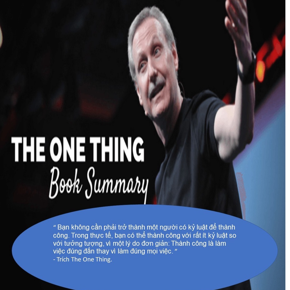 Sách - The One Thing - Điều Ý Nghĩa Nhất Trong Từng Khoảnh Khắc Cuộc Đời