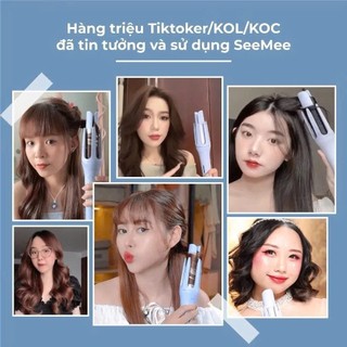 Máy Uốn Xoăn Tự Động CHIGO 32mm YATASMART Công Nghệ Cuộn Tóc Thông Minh,3 Mức Nhiệt, An Toàn, Bảo Vệ Tóc
