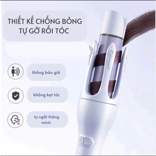 Máy Uốn Xoăn Tự Động CHIGO 32mm YATASMART Công Nghệ Cuộn Tóc Thông Minh,3 Mức Nhiệt, An Toàn, Bảo Vệ Tóc