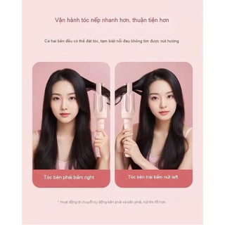 Máy Uốn Xoăn Tự Động CHIGO 32mm YATASMART Công Nghệ Cuộn Tóc Thông Minh,3 Mức Nhiệt, An Toàn, Bảo Vệ Tóc