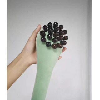 (HỎA TỐC SÀI GÒN) Gậy vỗ bát hư có hạt gỗ, Búa massage dài 48cm đa năng Bấm huyệt giảm stress