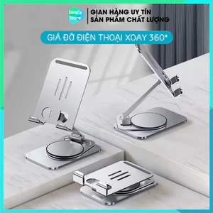 Giá đỡ điện thoại iPhone giá kê máy tính bảng iPad giá đỡ điện thoại chân xoay 360 độ gấp gọn tiện lợi DinoStore