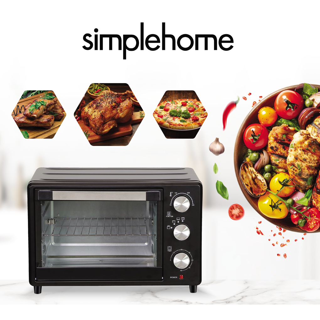 Lò Nướng SimpleHome Dung Tích 25L Thiết Kế Nhỏ Gọn Đa Năng