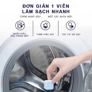Hộp 12 Viên Vệ Sinh Lồng Giặt YATASMART Tẩy Cặn Bẩn, Nấm Mốc, Diệt Khuẩn Hiệu Quả