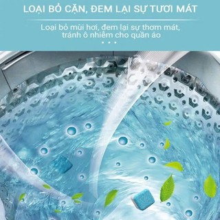 Hộp 12 Viên Vệ Sinh Lồng Giặt YATASMART Tẩy Cặn Bẩn, Nấm Mốc, Diệt Khuẩn Hiệu Quả