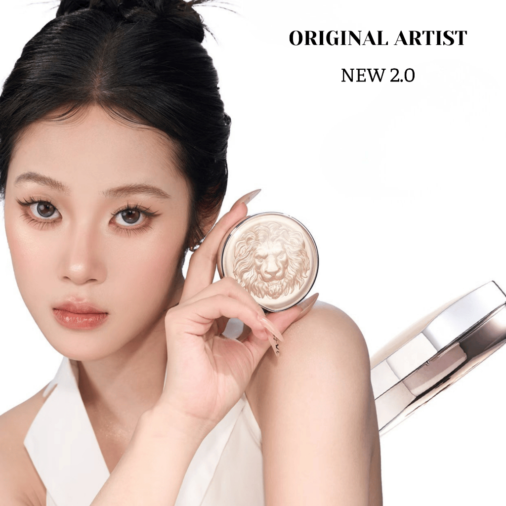 Phấn Bắt Sáng Highlight Lion Gloss Powder Mềm Mịn, Sang Chảnh, Tiện Lợi