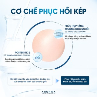 Ahohwa - Vitamin K Cream - Kem phục hồi da mỏng đỏ, giãn mao mạch, nhiễm Cortiocid - 12g