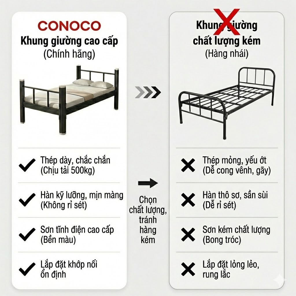 Giường Ngủ Sắt  Hiện Đại Giường Đơn Decor Phòng Trọ 90cm Khung Chắc Chắn Tải Trọng 500KG Giá Tốt