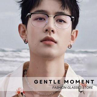 Mắt kính đổi màu thời trang nam nữ GENTLE MOMENT chống tia UV chống ánh sáng xanh phong cách đi học đi chơi GMX195