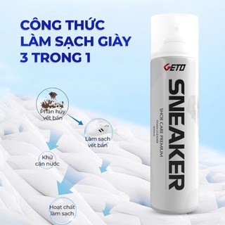 Chai Xịt Vệ Sinh Giày Tạo Bọt YATASMART 300ml Sạch Nhanh, Thơm Lâu Mẫu Mới 2026
