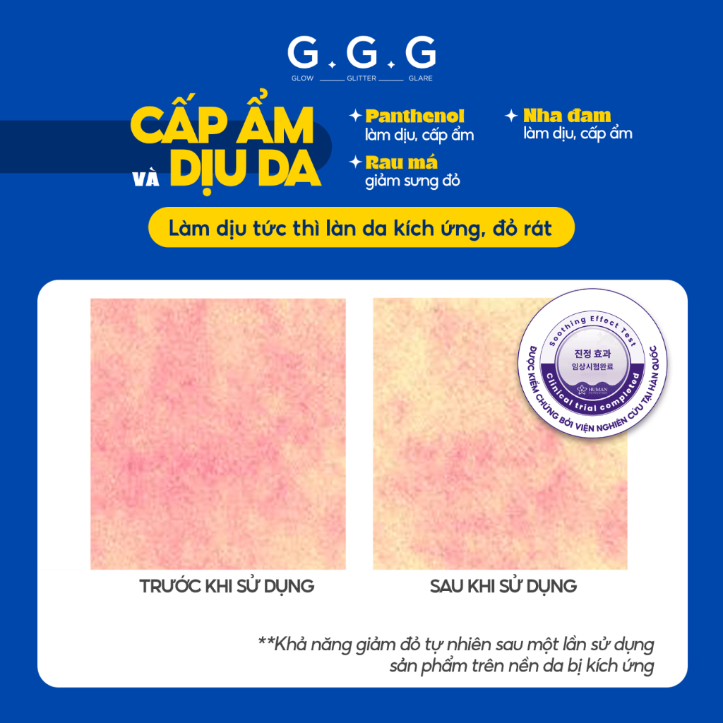 [KOL] Mặt Nạ Hạ Nhiệt G.G.G - Làm Dịu Da Ửng Đỏ, Dưỡng Trắng Sáng & Mờ Thâm Sạm G.G.G Wonder Glow Cooling Dewy Mask 50g