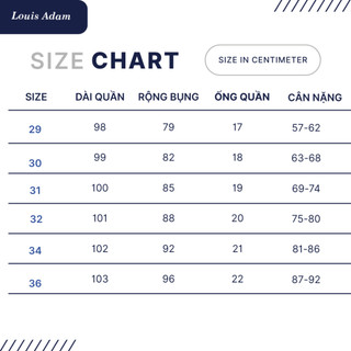 [CHÍNH HÃNG] Quần Âu Nam Màu Xanh Navy LOUIS ADAM - Quần Tây Nam Regular Fit, Cạp Chun Ẩn Co Giãn, Chống Nhăn
