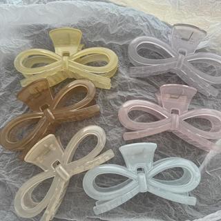 Kẹp Tóc Càng Cua Acrylic Size Lớn Hình Nơ Thời Trang Chất Lượng Cao Cho Nữ OKT_0009