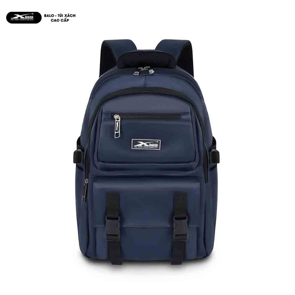 Balo Laptop Nam Nữ 15.6 Inch Đi Học Đi Làm Chống Nước Xbags Dark Blue Hiện Đại Trẻ Trung Siêu Nhẹ Tiện Lợi Xb 3202!