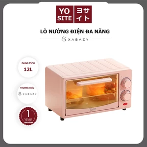 Lò nướng điện đa năng 12l, chuyên các món chiên nướng, làm bánh