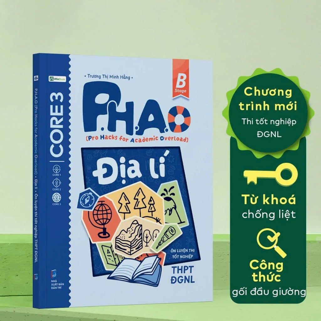 Sách - P.H.A.O Toán, Văn, Anh, Lý, Hóa, Sử - Pro Hacks For Academic Overload - Ôn Luyện Thi TN THPT 2026