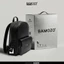 Balo da Saffiano Bamozo MORA form cứng chống xước, chống nước, đựng laptop 15inch phù hợp đi học, đi làm_BL0008K00D