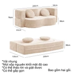 [Mua 1 tặng 2 ] DODO ghế sofa giường gấp 2m đa chức năng Thiết Kế 2 trong 1 làm Bao gồm gối — ảnh 5