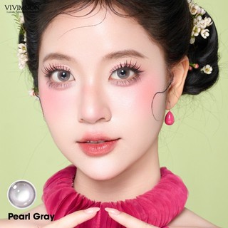01 Chiếc Kính áp tròng VIVIMOON LENS 1 ngày màu nâu xám Pearl Gray (Giá 1 bên mắt, x2 để đặt 1 đôi)