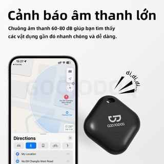 Thiết bị chống mất trộm GOOJODOQ dành cho Android Định vị toàn cầu,báo động thông minh,thời lượng pin dài,ghép nối nhanh