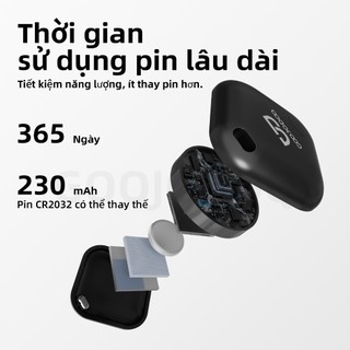 Thiết bị chống mất trộm GOOJODOQ dành cho Android Định vị toàn cầu,báo động thông minh,thời lượng pin dài,ghép nối nhanh