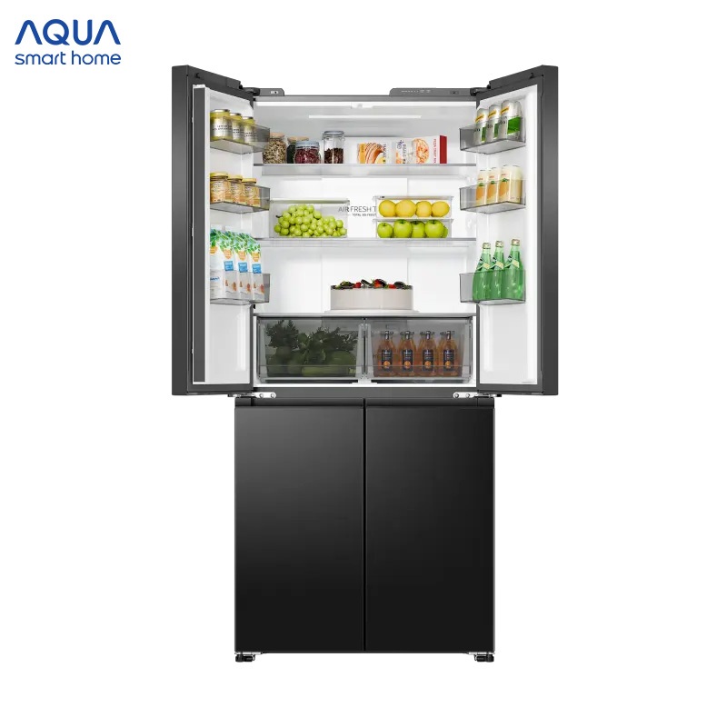 Tủ lạnh Aqua Inverter 506 lít 4 cánh AQR-M570XA(FS) - Bảo hành 2 năm - Freeship toàn quốc