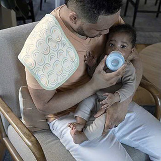 Khăn Ợ Sữa Cho Bé Ingenuity Easy Eater Khăn Cotton Terry Thấm Hút Cao Cấp Sơ Sinh