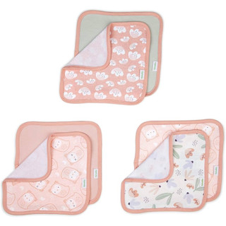 Bộ Khăn Tắm Cho Bé Ingenuity Clean & Cuddly Cotton Mềm Mại – Khăn Choàng Có Mũ Sơ Sinh