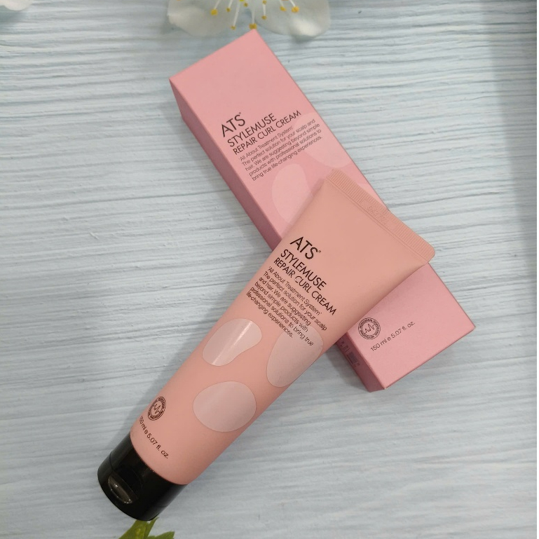Kem tạo kiểu tóc uốn xoăn ATS STYLEMUSE REPAIR CURL CREAM 150ml (Chính  hãng) | Shopee Việt Nam